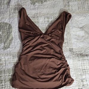SHEIN Brown Tank Top